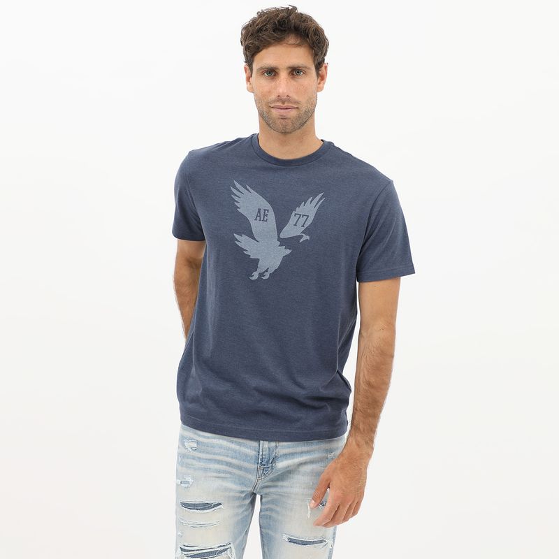 AMERICAN EAGLE - Polo Manga Corta Algodón Hombre American Eagle