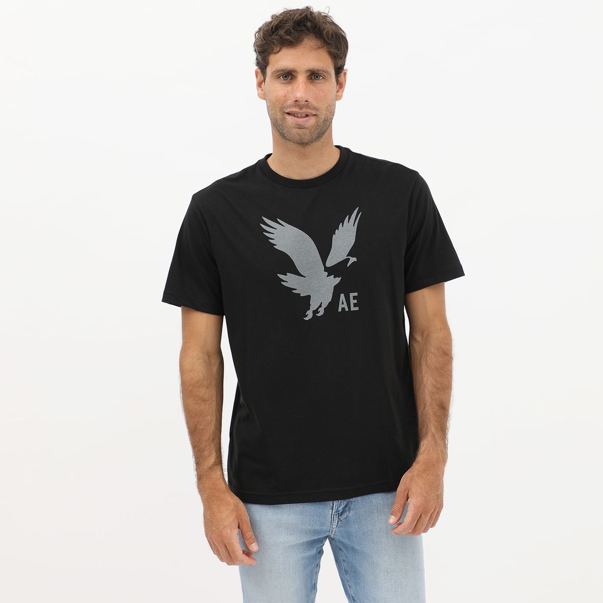 AMERICAN EAGLE - Polo Manga Corta Algodón Hombre American Eagle