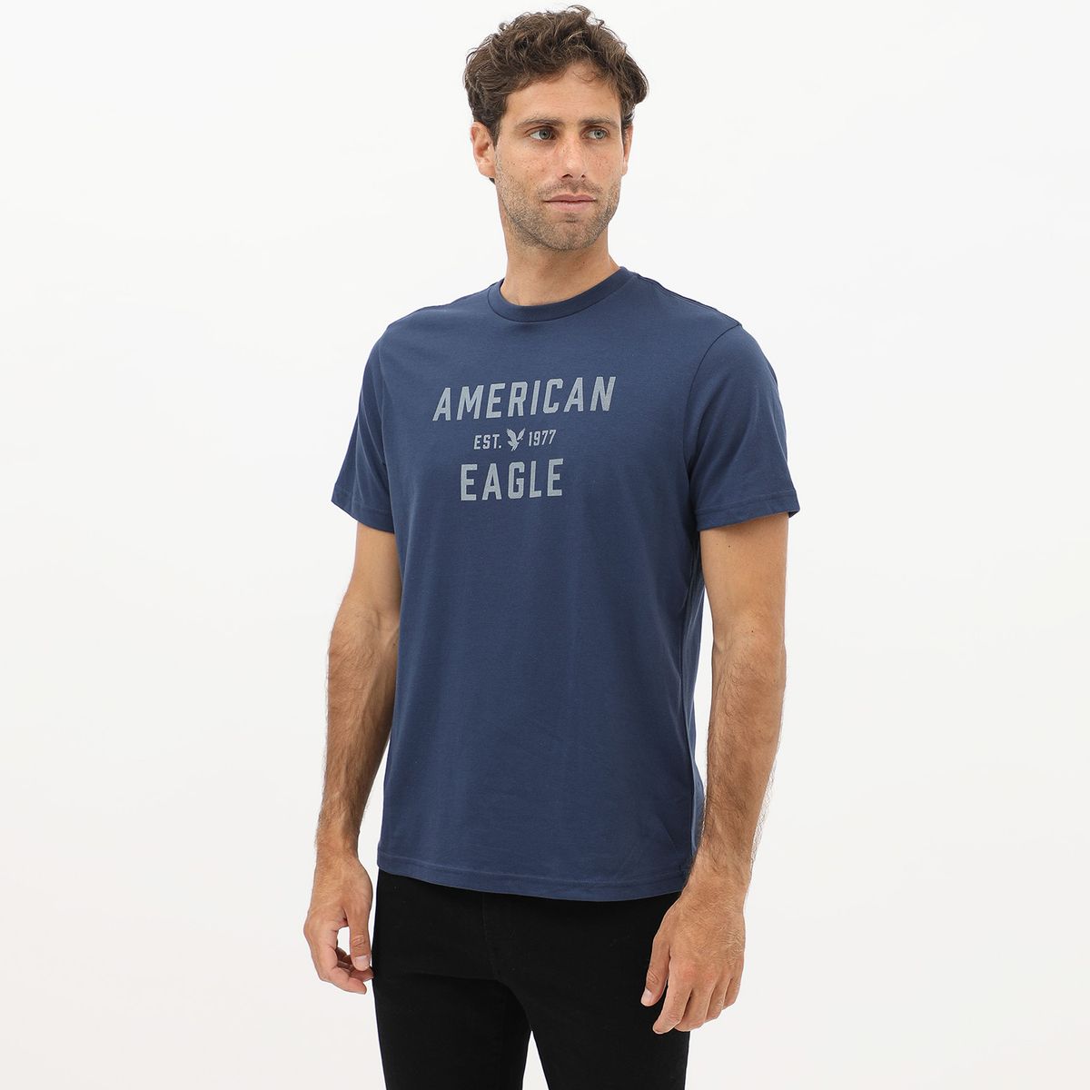 AMERICAN EAGLE - Polo Manga Corta Algodón Hombre American Eagle