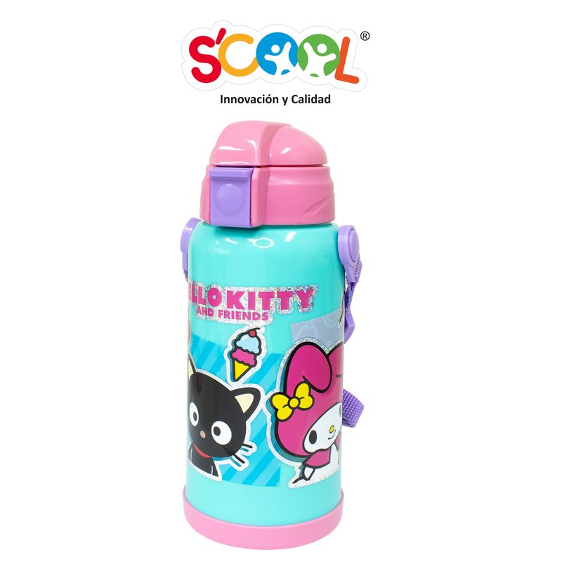 SCOOL - Tomatodo Térmico Con Caña Hello Kitty
