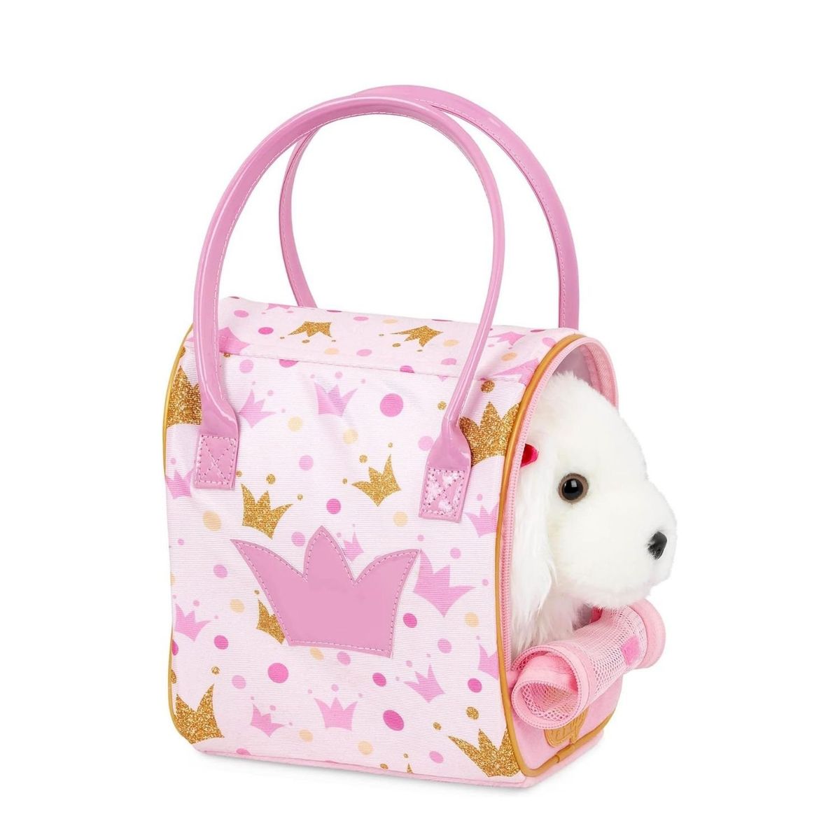 PUCCI PUPS - Pucci Pups Perro Bichón Frisé Con Cartera De Coronas Pucci Pups