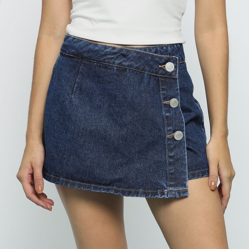 SYBILLA - Falda Short Sybilla Mini 100% Algodón