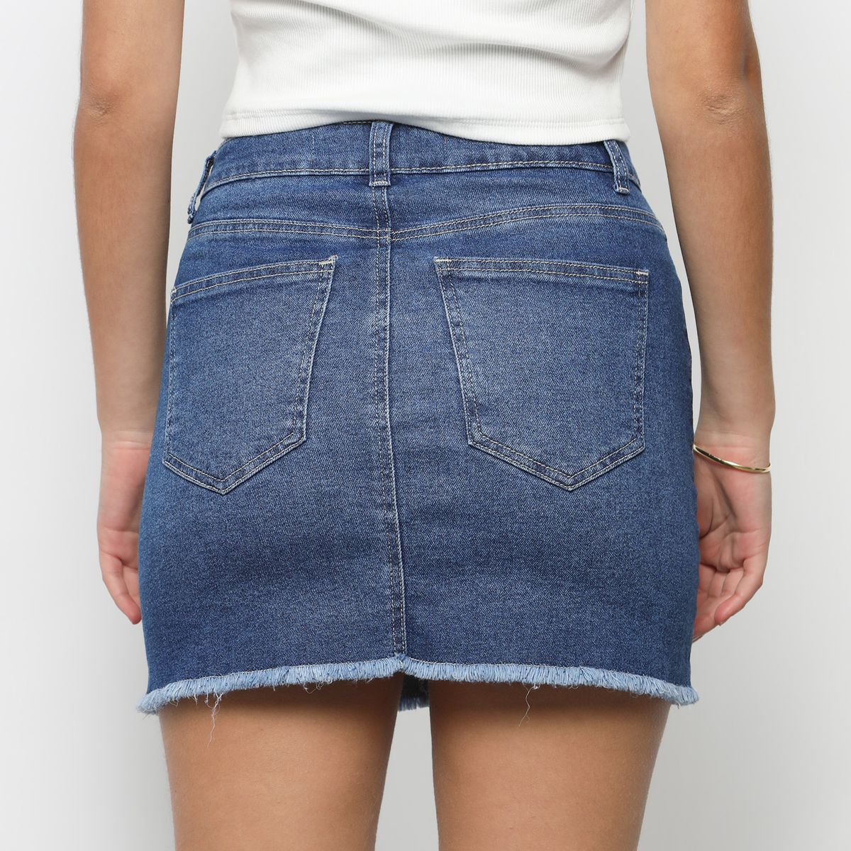 DENIMLAB - Falda Corta Algodón Denimlab