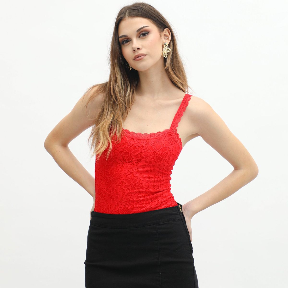 MOSSIMO - Body Encaje