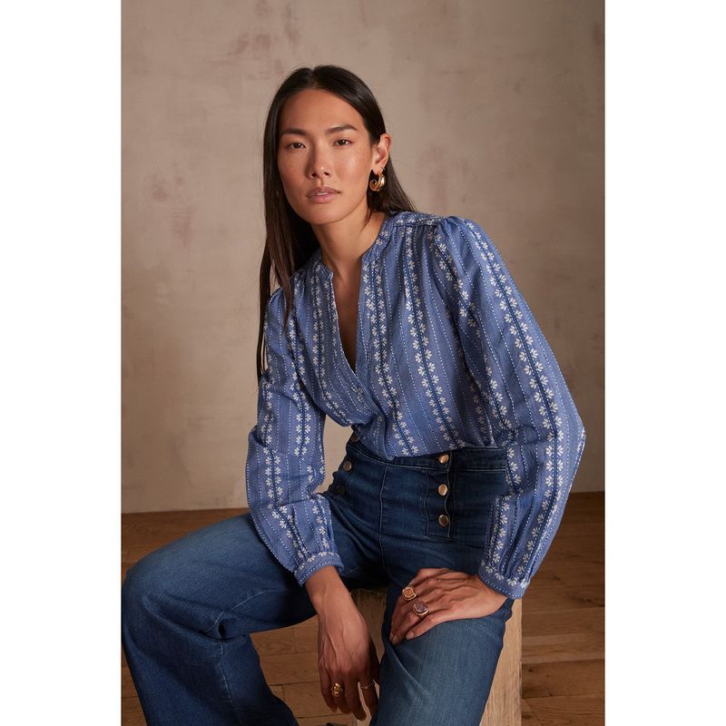 MAISON 123 - Blusa Manga Larga Mujer Maison 123