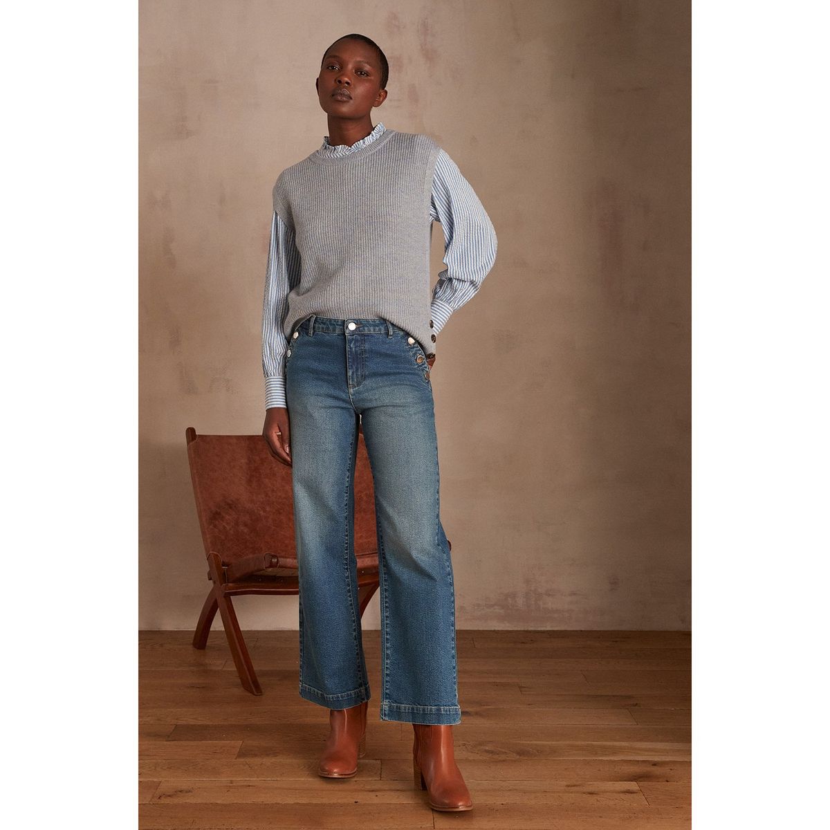 MAISON 123 - Jean Algodón Mujer Maison 123