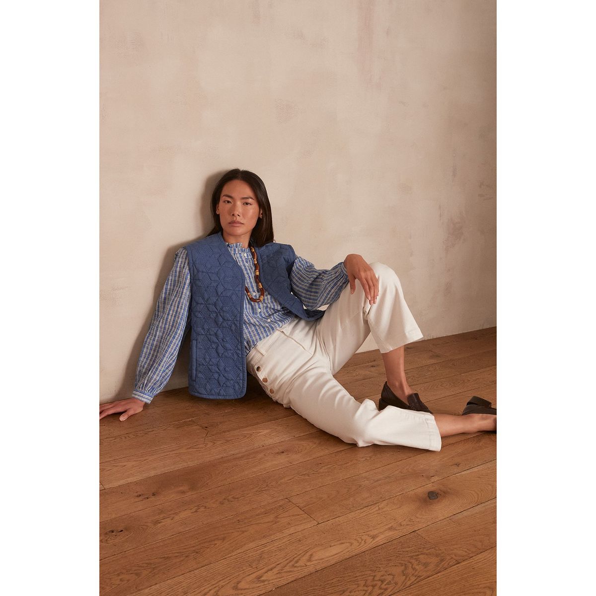 MAISON 123 - Chaleco 100% Algodón Mujer Maison 123