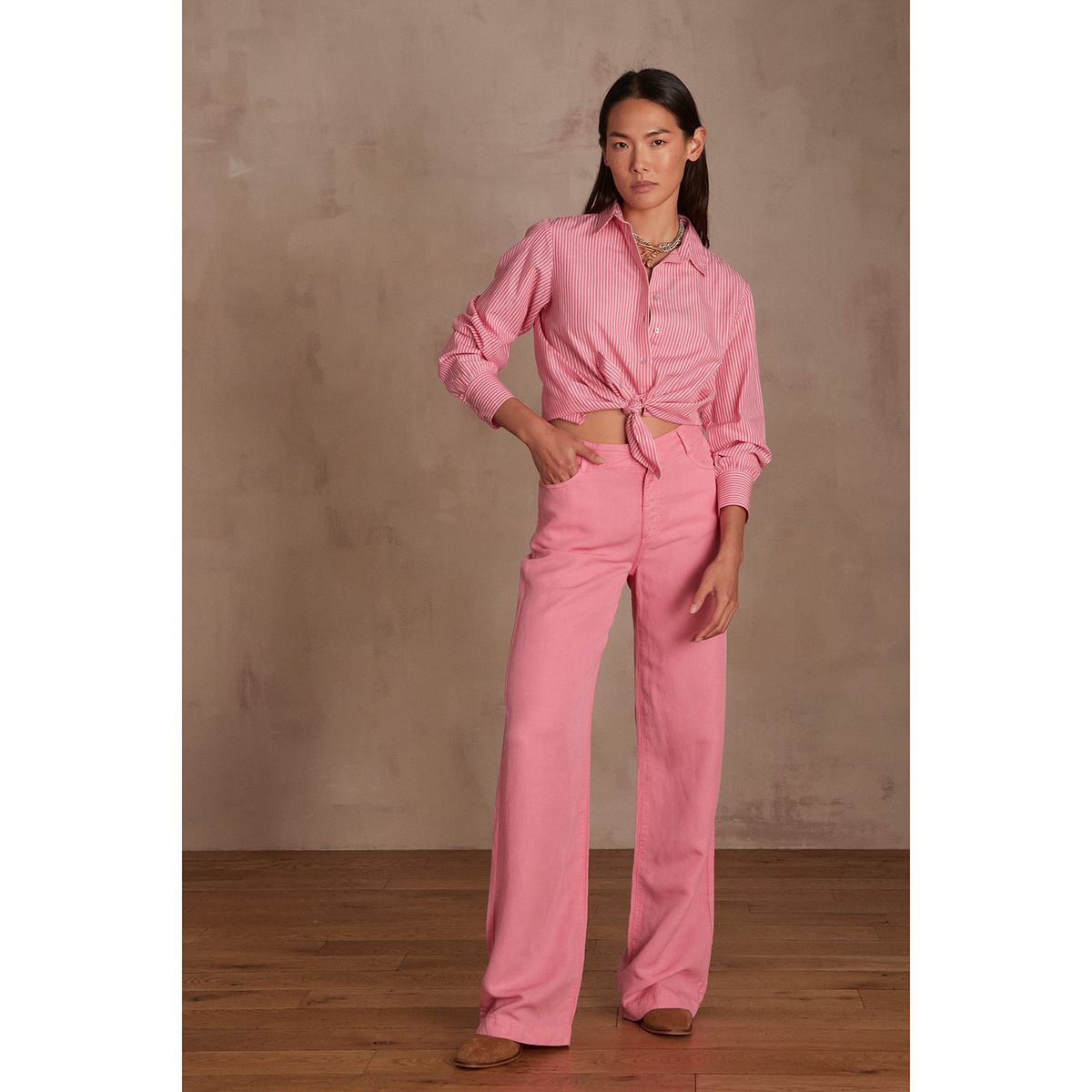 MAISON 123 - Pantalón Wide Mujer Maison 123