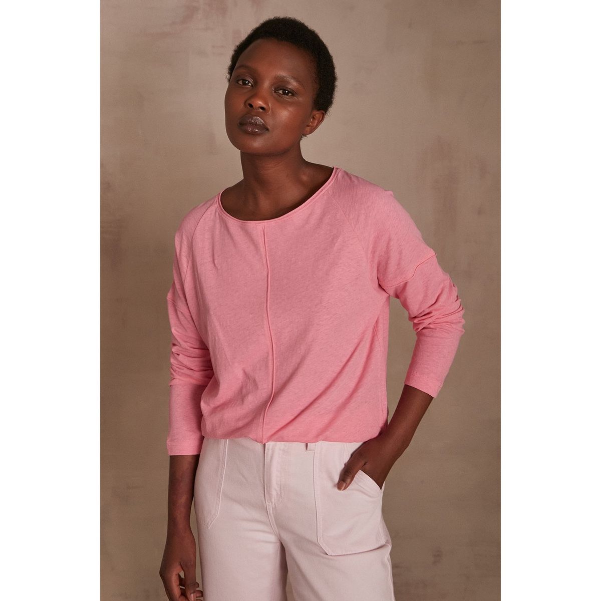 MAISON 123 - Polo Manga Larga Algodón Mujer Maison 123