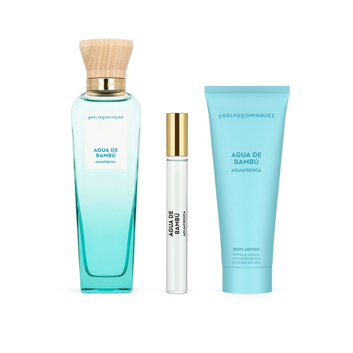 ADOLFO DOMINGUEZ - Adolfo Dominguez Estuche Agua De Bamb¿ Edt 120ml+ Bl 75ml Mujer
