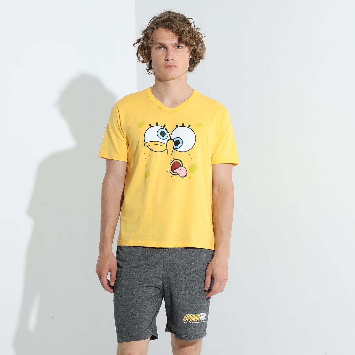 BEARCLIFF - Pijama Manga Corta 100% Algodón Hombre Bearcliff