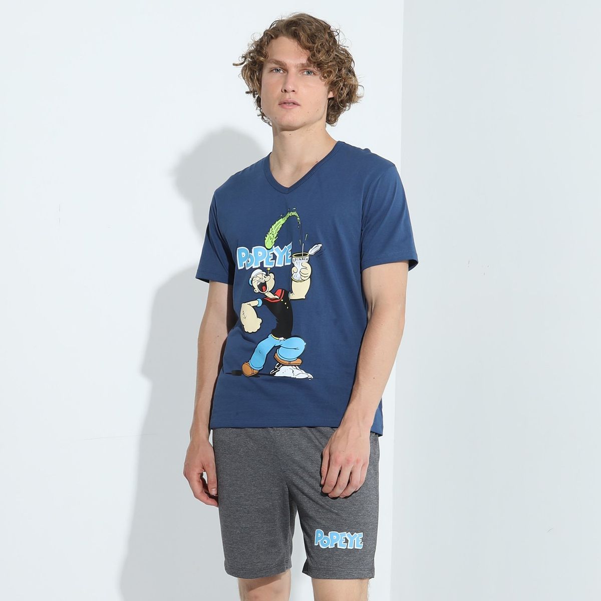 BEARCLIFF - Pijama Manga Corta 100% Algodón Hombre Bearcliff