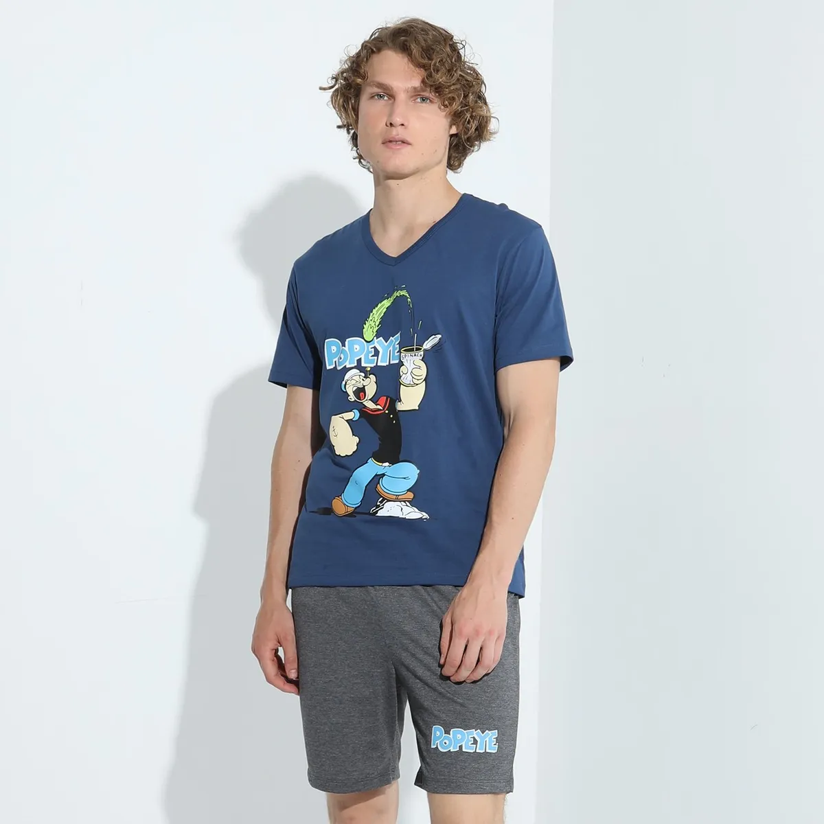 BEARCLIFF - Pijama Manga Corta 100% Algodón Hombre Bearcliff