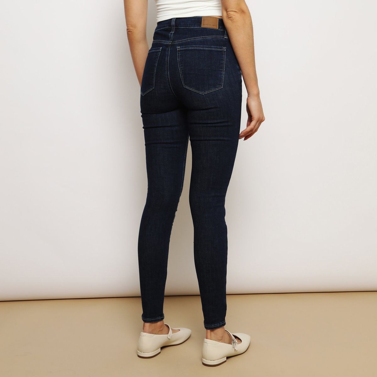 AMERICAN EAGLE - Jean Skinny Tiro Alto Mujer American Eagle