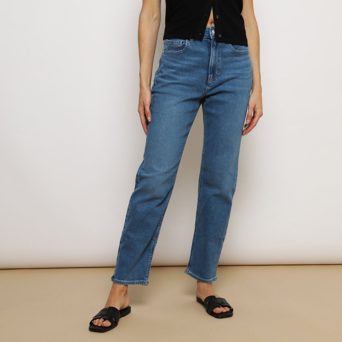 AMERICAN EAGLE - Jean Mom Algodón Mujer American Eagle