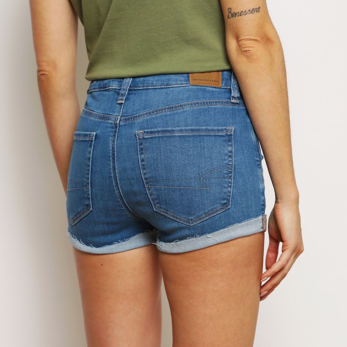 AMERICAN EAGLE - Short Algodón Mujer American Eagle