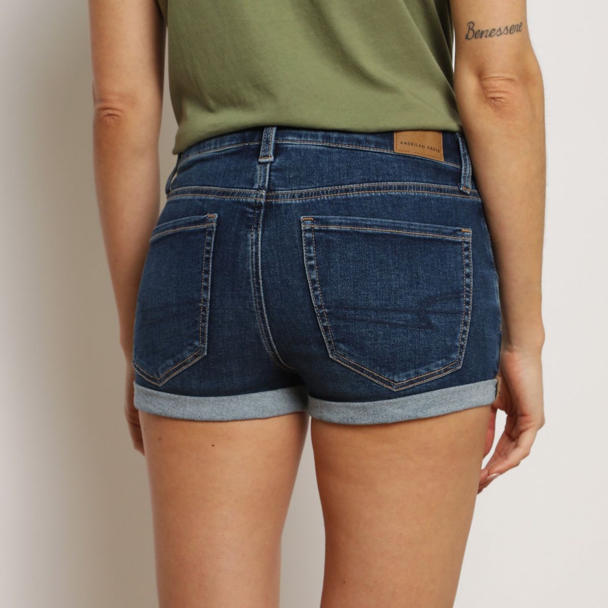 AMERICAN EAGLE - Short Algodón Mujer American Eagle