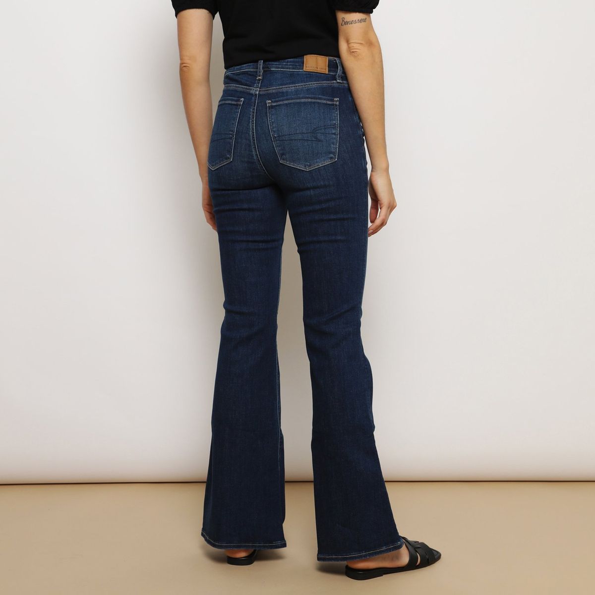 AMERICAN EAGLE - Jean Flare Algodón Mujer American Eagle