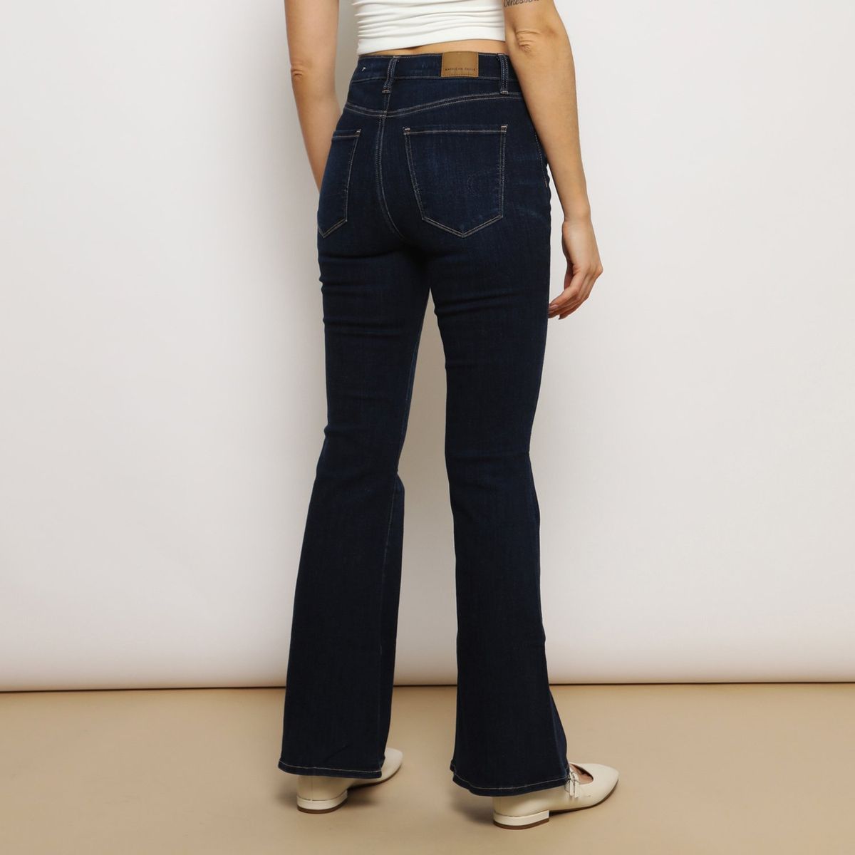 AMERICAN EAGLE - Jean Flare Algodón Mujer American Eagle