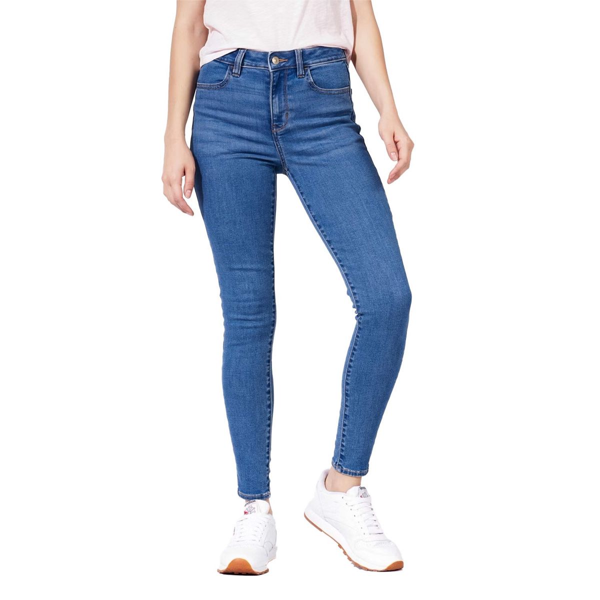 AMERICAN EAGLE - Jean Largo Tiro Alto Mujer American Eagle