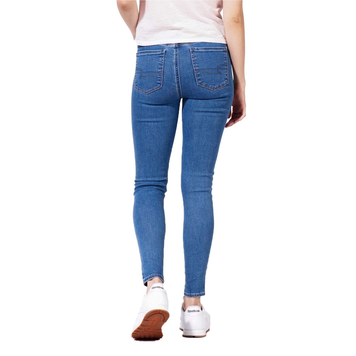 AMERICAN EAGLE - Jean Largo Tiro Alto Mujer American Eagle