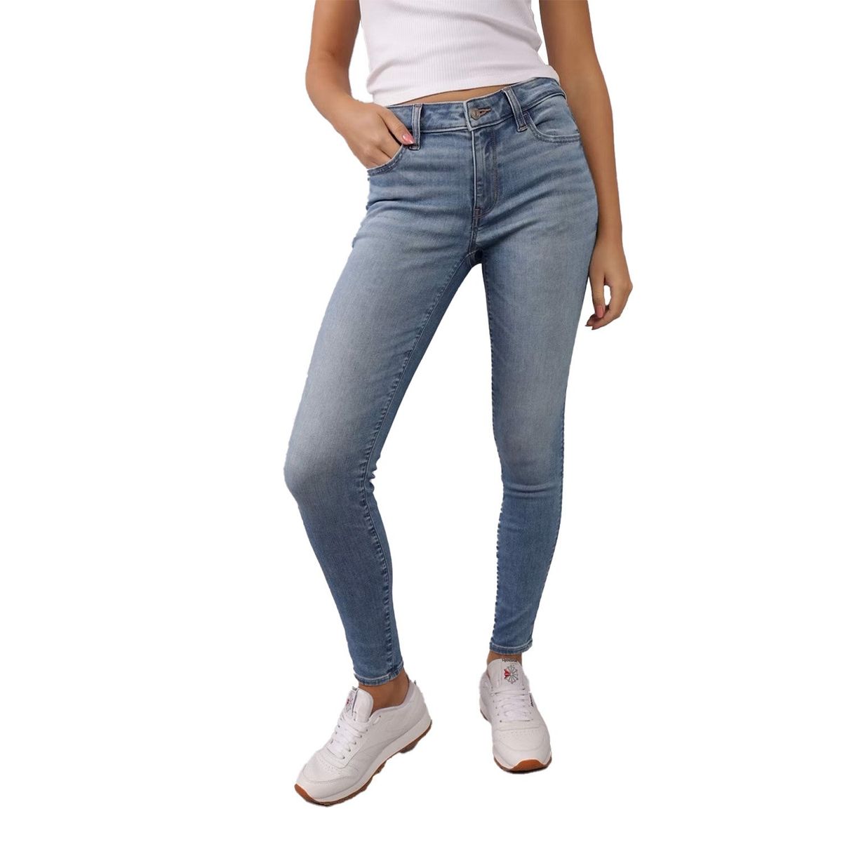 AMERICAN EAGLE - Jean Skinny Tiro Alto Mujer American Eagle