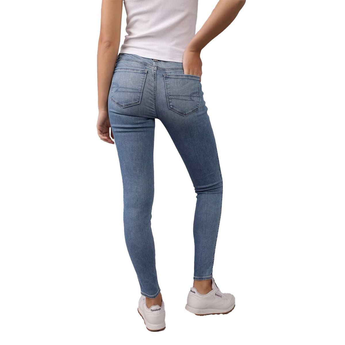 AMERICAN EAGLE - Jean Skinny Tiro Alto Mujer American Eagle