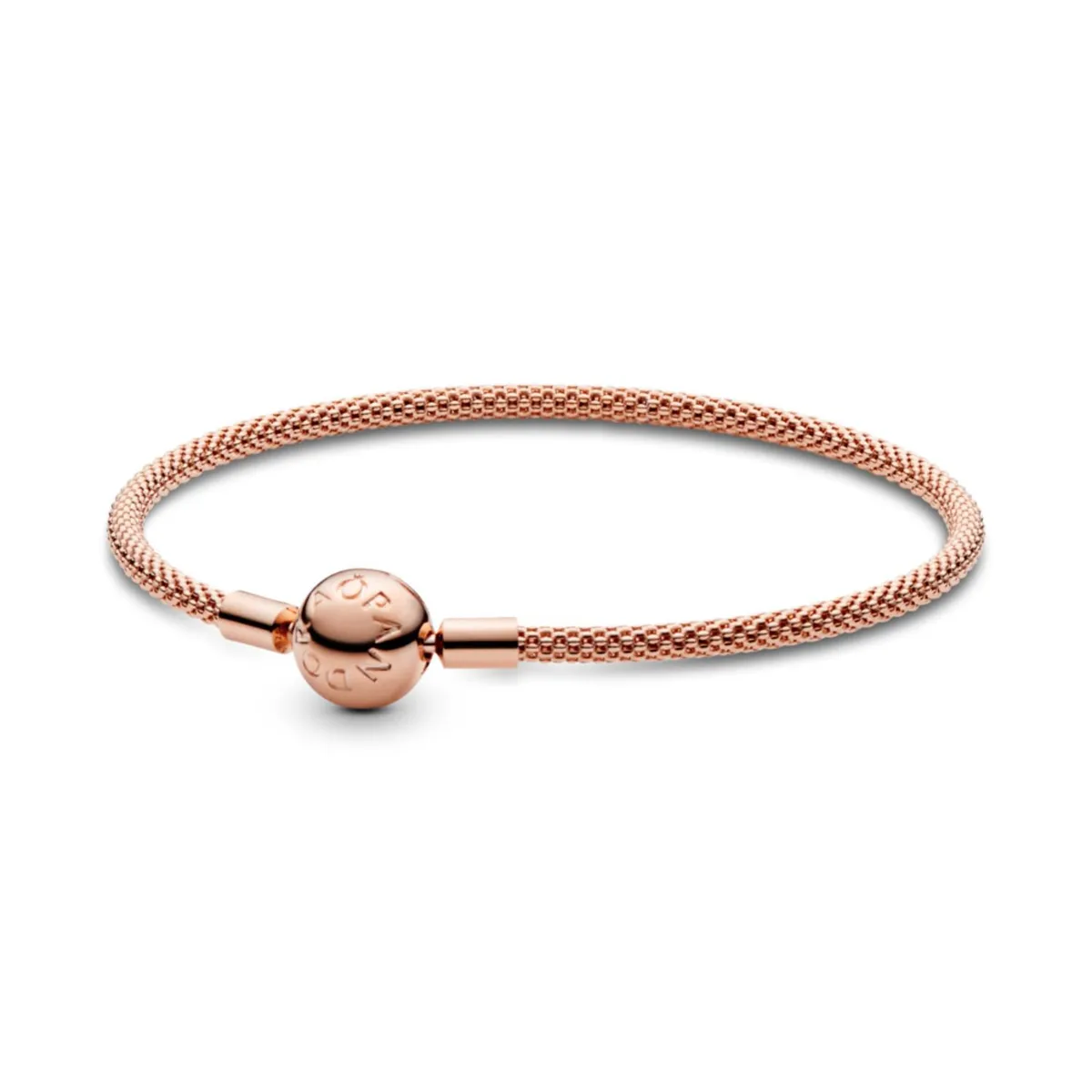 PANDORA - Pulsera Rose Momentos Malla