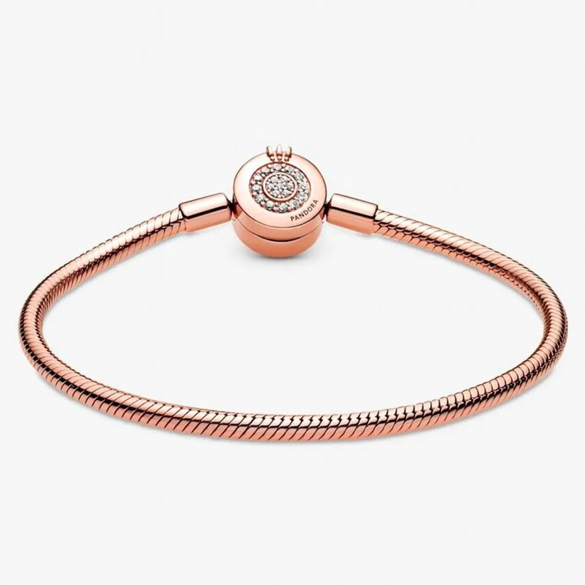 PANDORA - Pulsera Rose Corona O Brillante