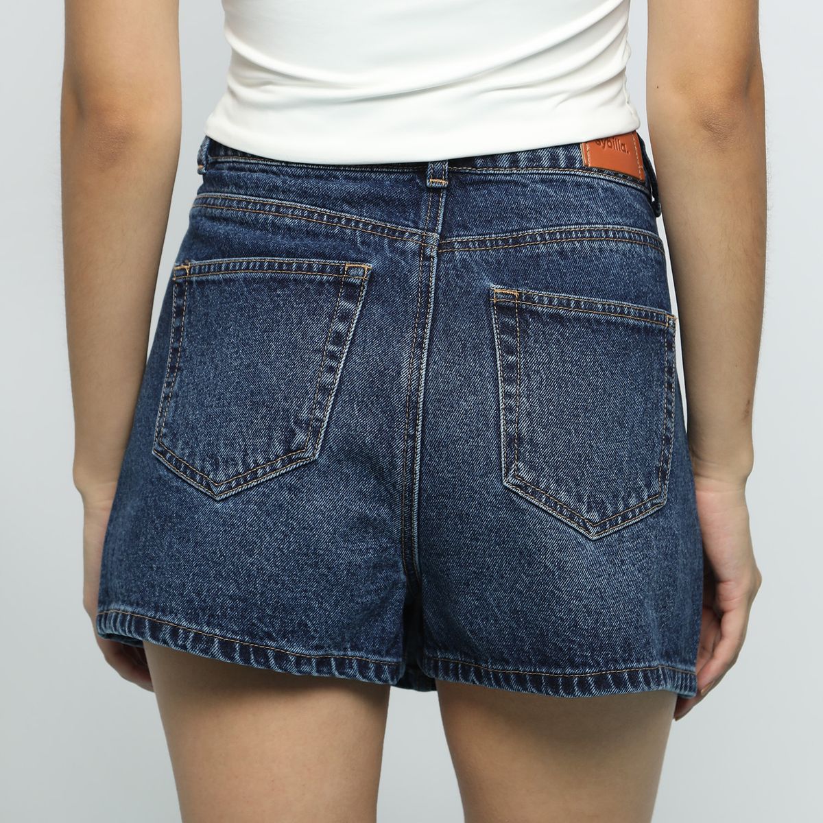 SYBILLA - Short Sybilla Mujer 100% Algodón Casual