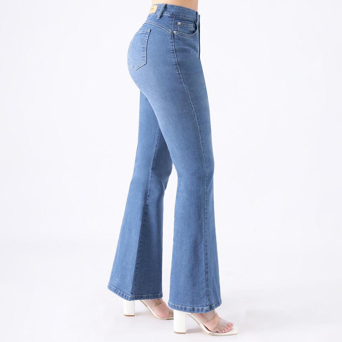 KANSAS - Jean Flare Algodón Mujer Kansas