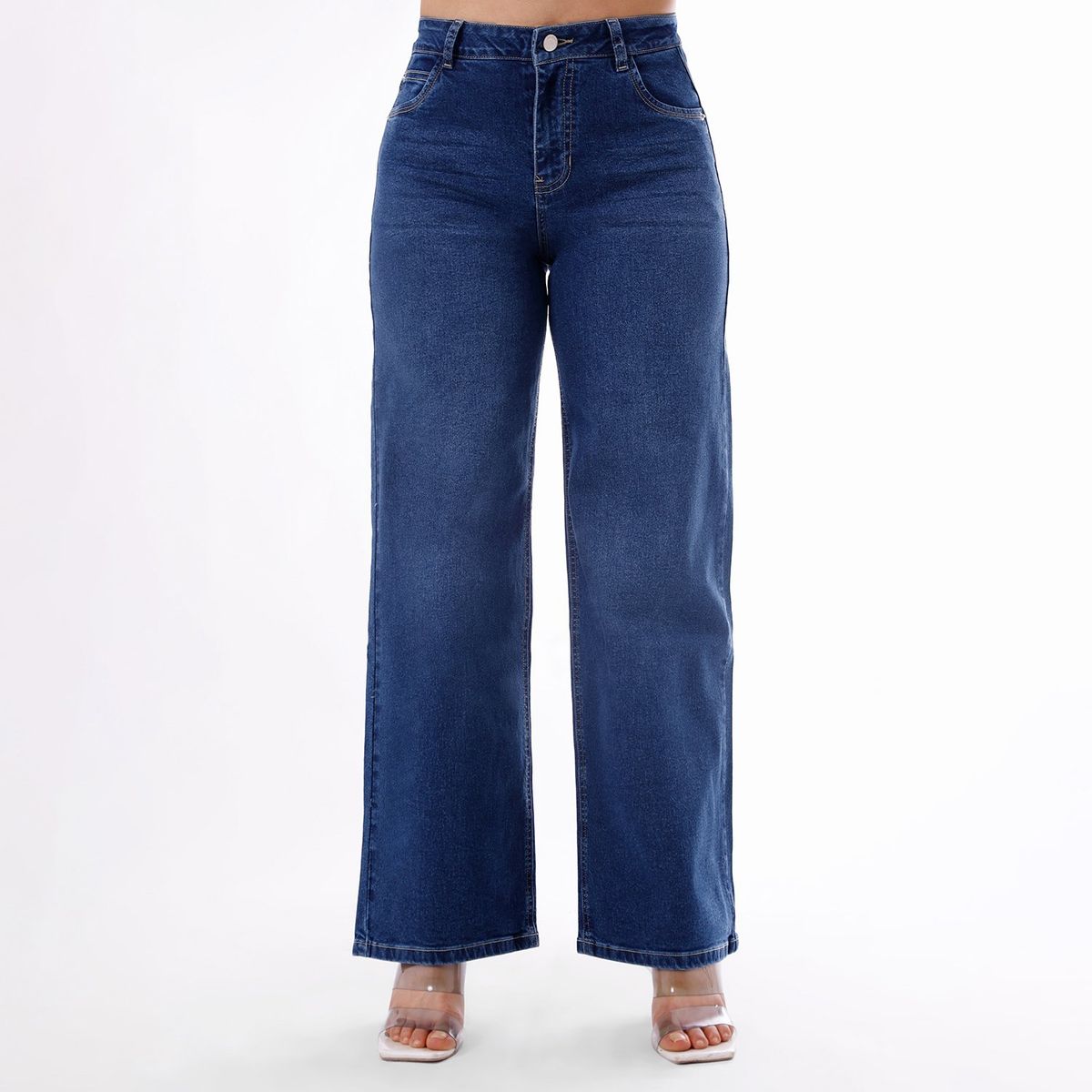 KANSAS - Jean Wide Algodón Mujer Kansas