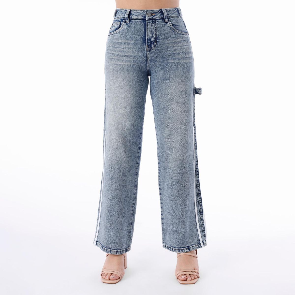 KANSAS - Jean Palazzo Algodón Mujer Kansas