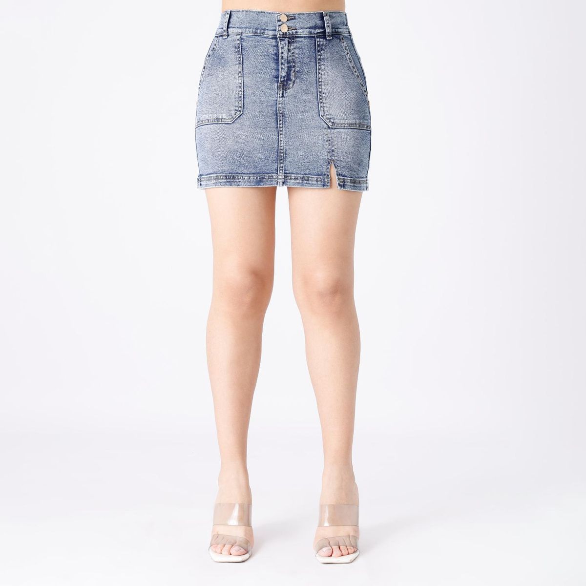 KANSAS - Falda Short Algodón Mujer Kansas