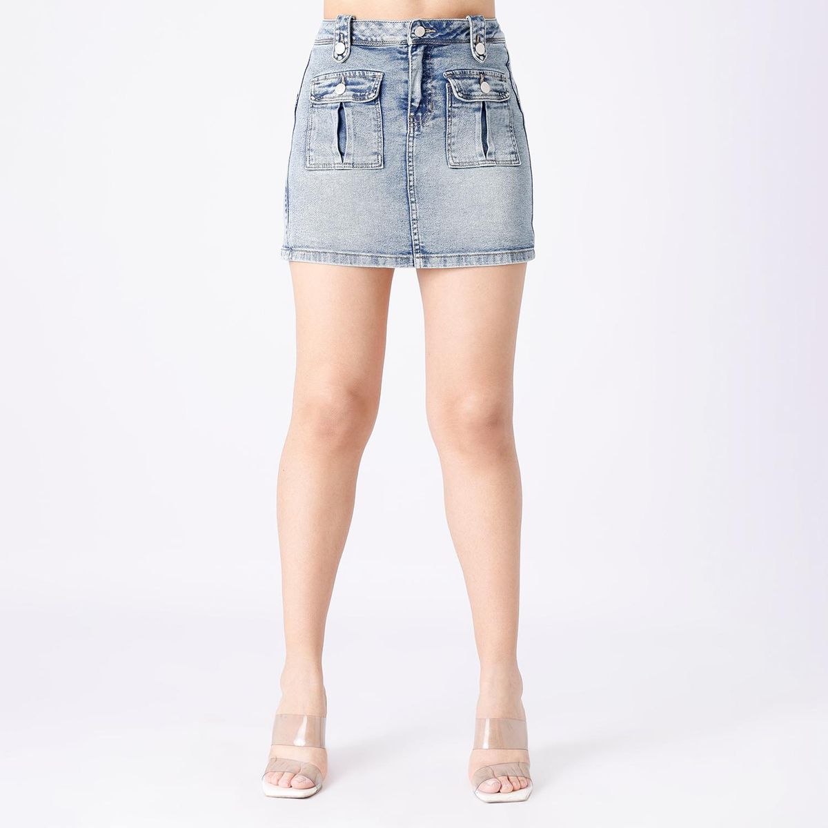 KANSAS - Falda Short Algodón Mujer Kansas