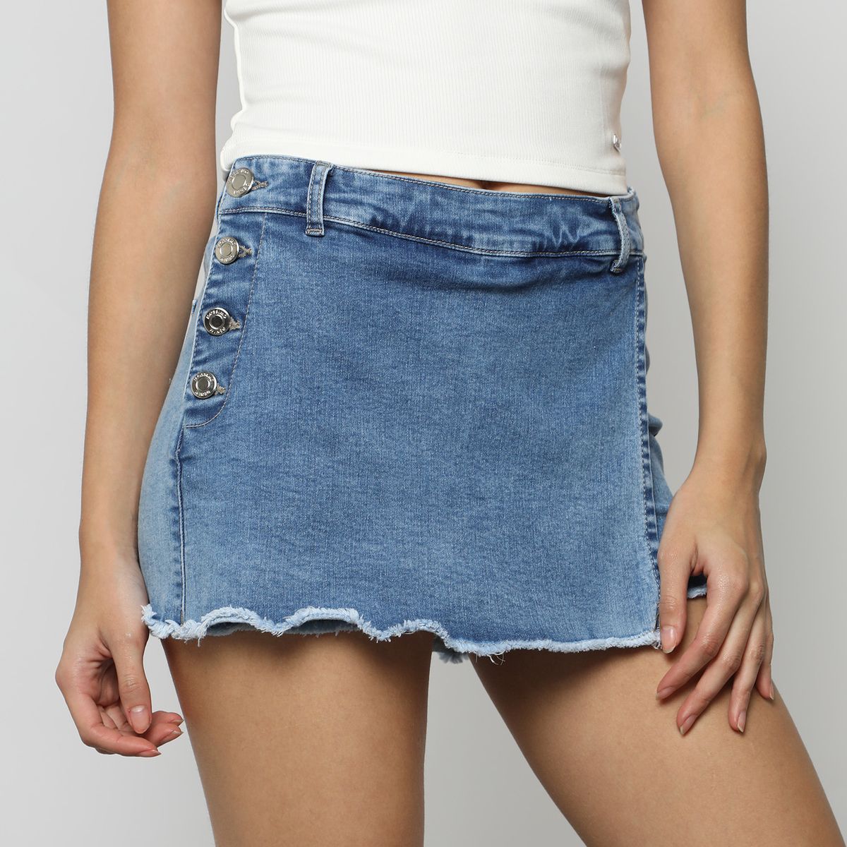 MOSSIMO - Falda Short Algodón Mujer Mossimo