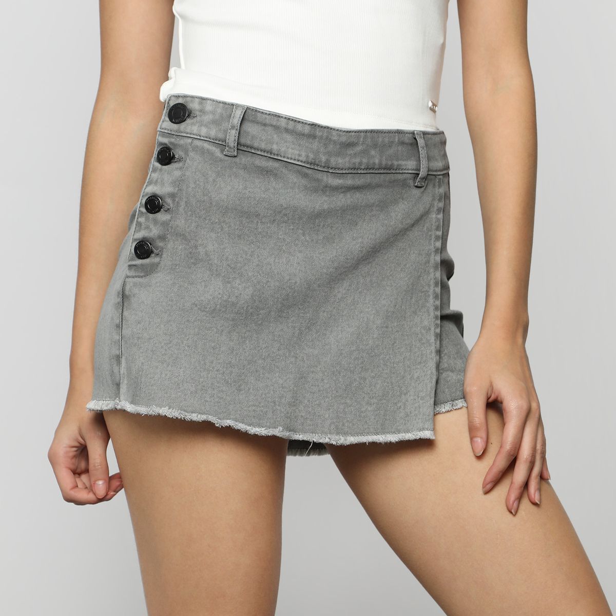 MOSSIMO - Falda Short Algodón Mujer Mossimo