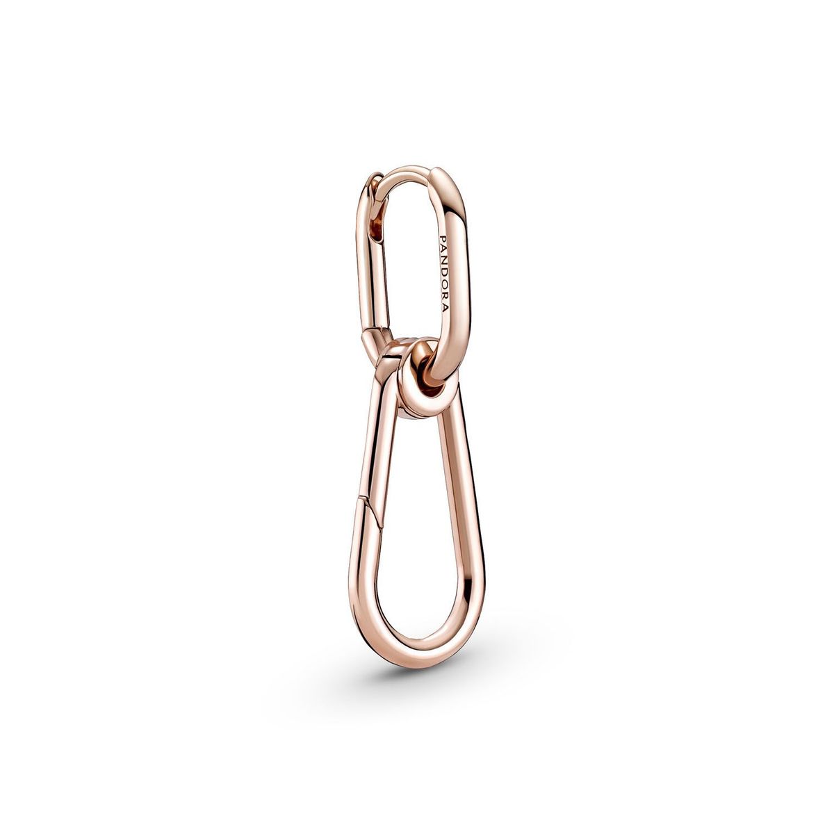 PANDORA - Eslabón Arete Oro Rosa 14K