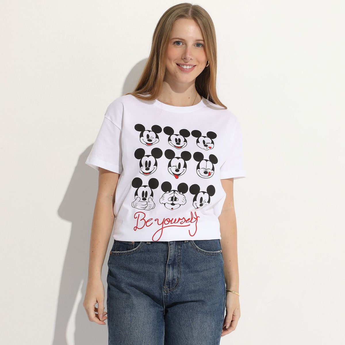 SYBILLA - Polo Disney 100% Algodón Mujer Sybilla