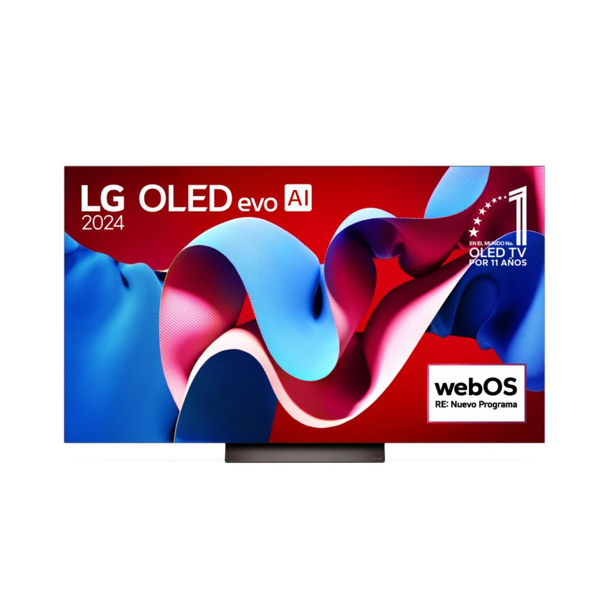 LG - Televisor 55" LG OLED evo 4K ThinQ AI OLED55C4PSA (2024)