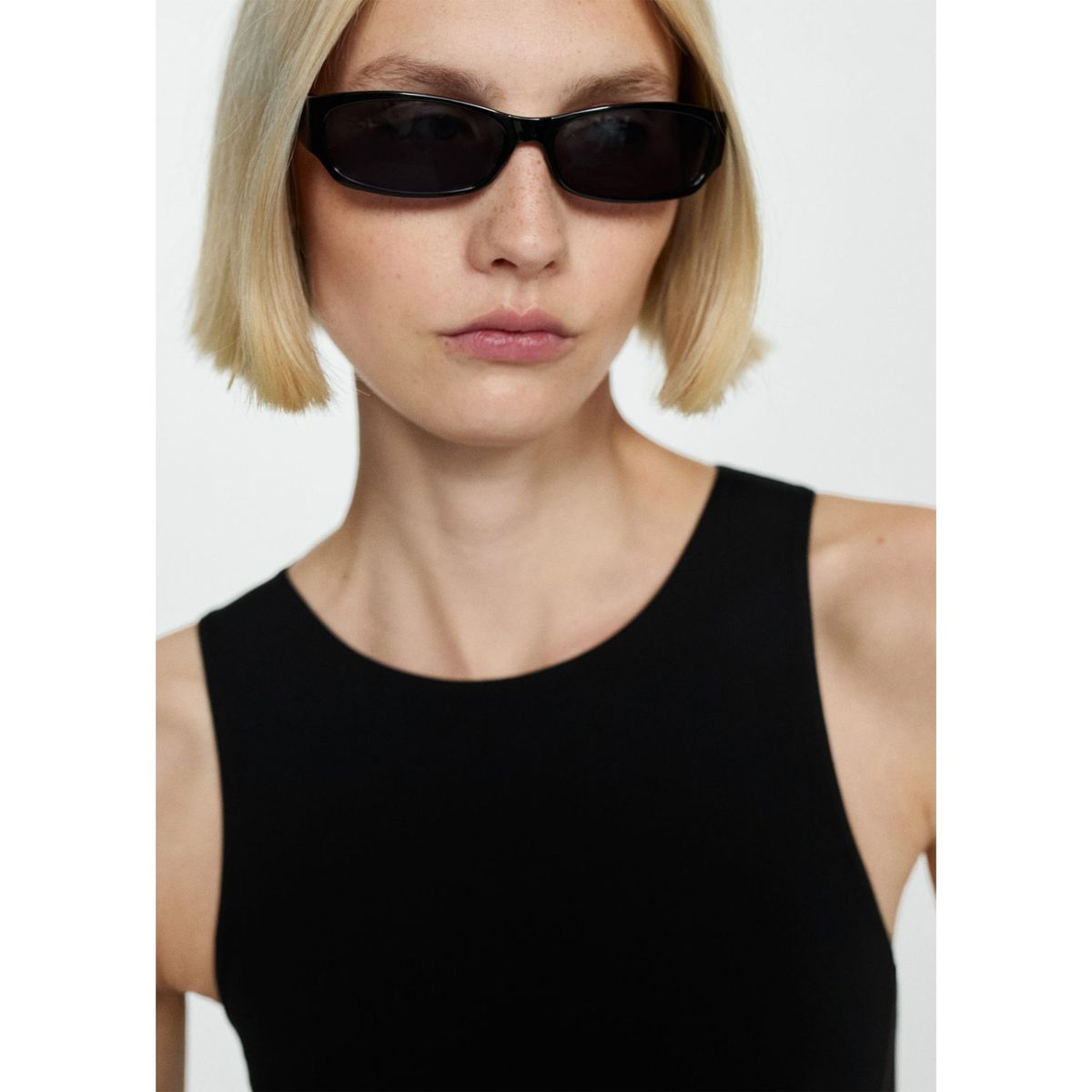 MANGO - Body Sin Mangas Mujer Mango