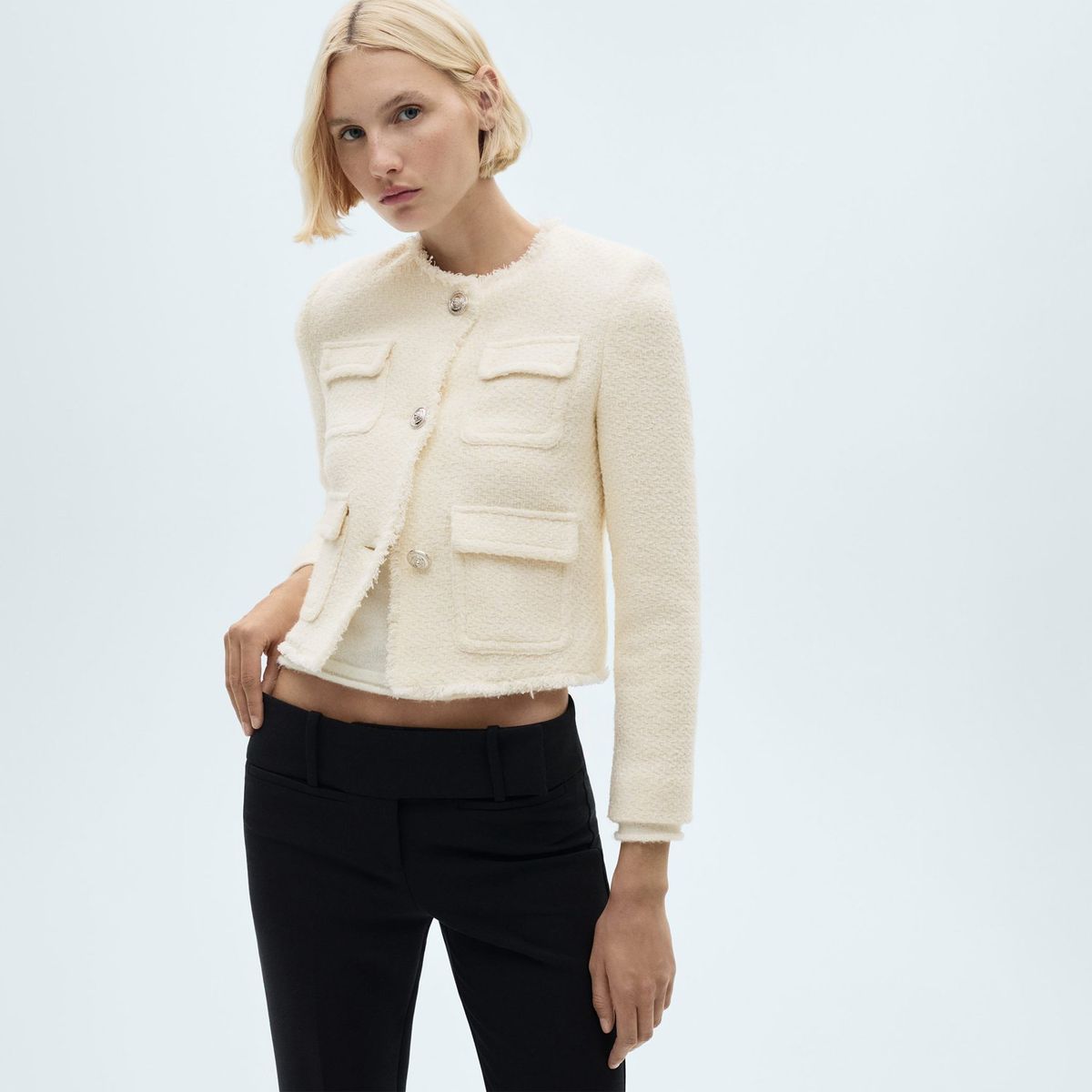 MANGO - Abrigo Algodón Mujer Mango