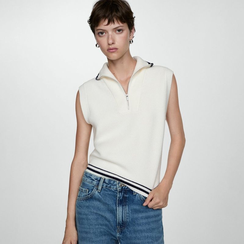 MANGO - Chaleco Mujer Mango