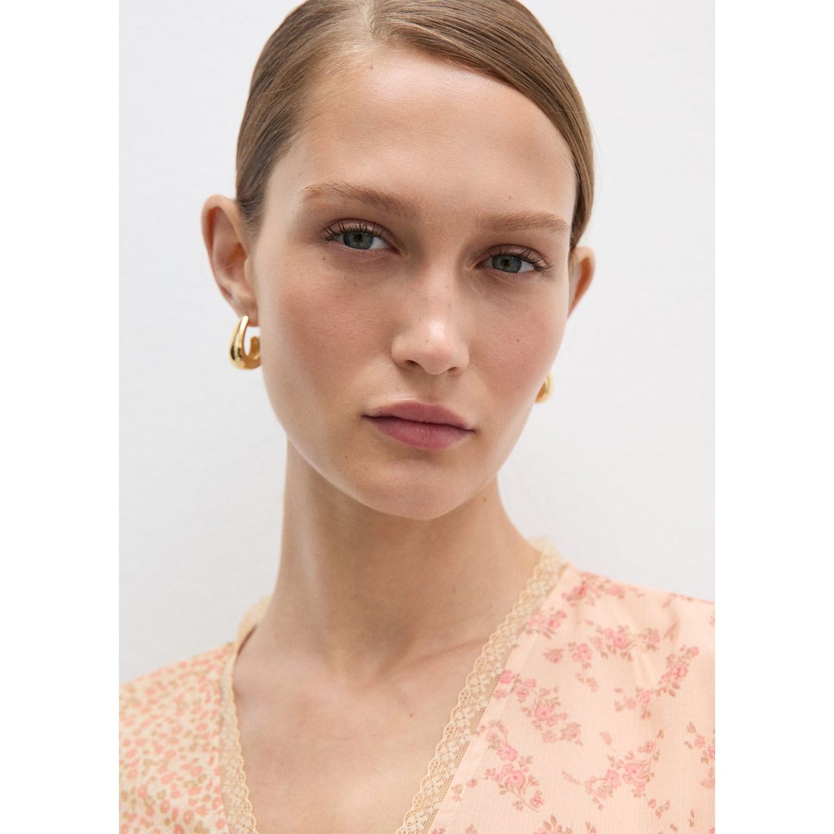 MANGO - Blusa Manga Corta Mujer Mango