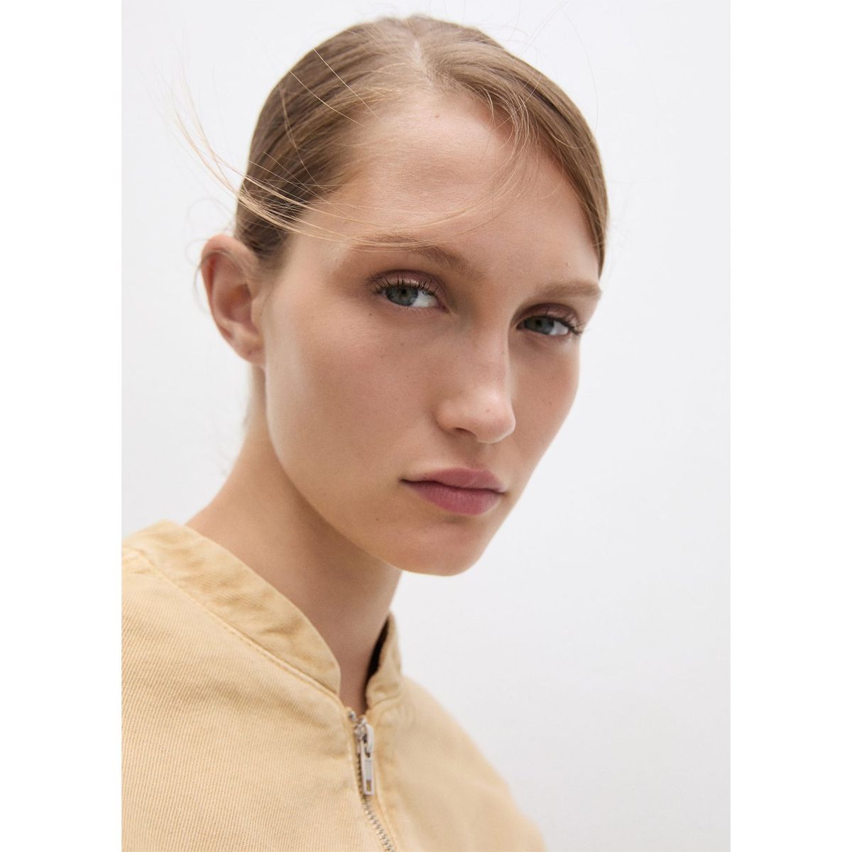 MANGO - Casaca 100% Algodón Mujer Mango