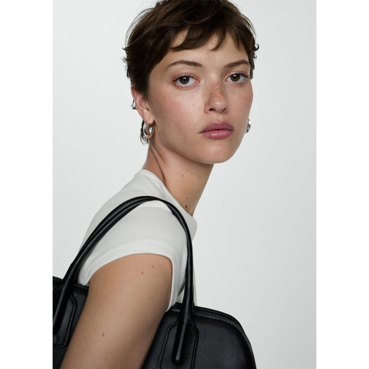 MANGO - Polo Manga Corta Algodón Mujer Mango