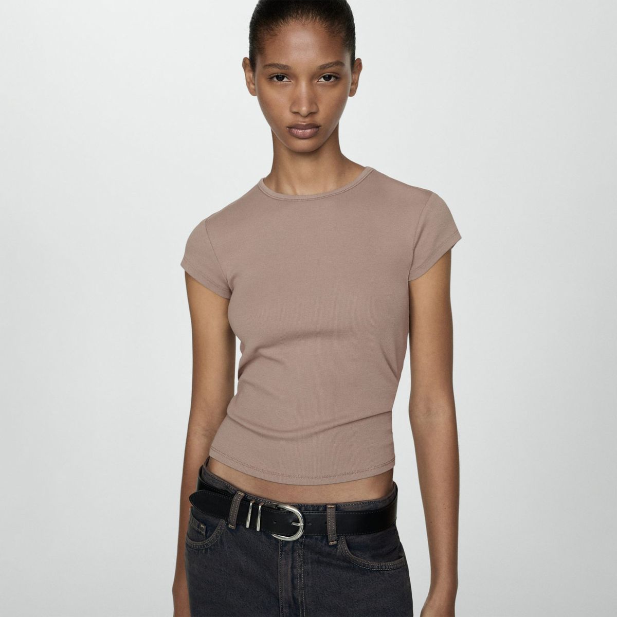 MANGO - Polo Manga Corta Algodón Mujer Mango