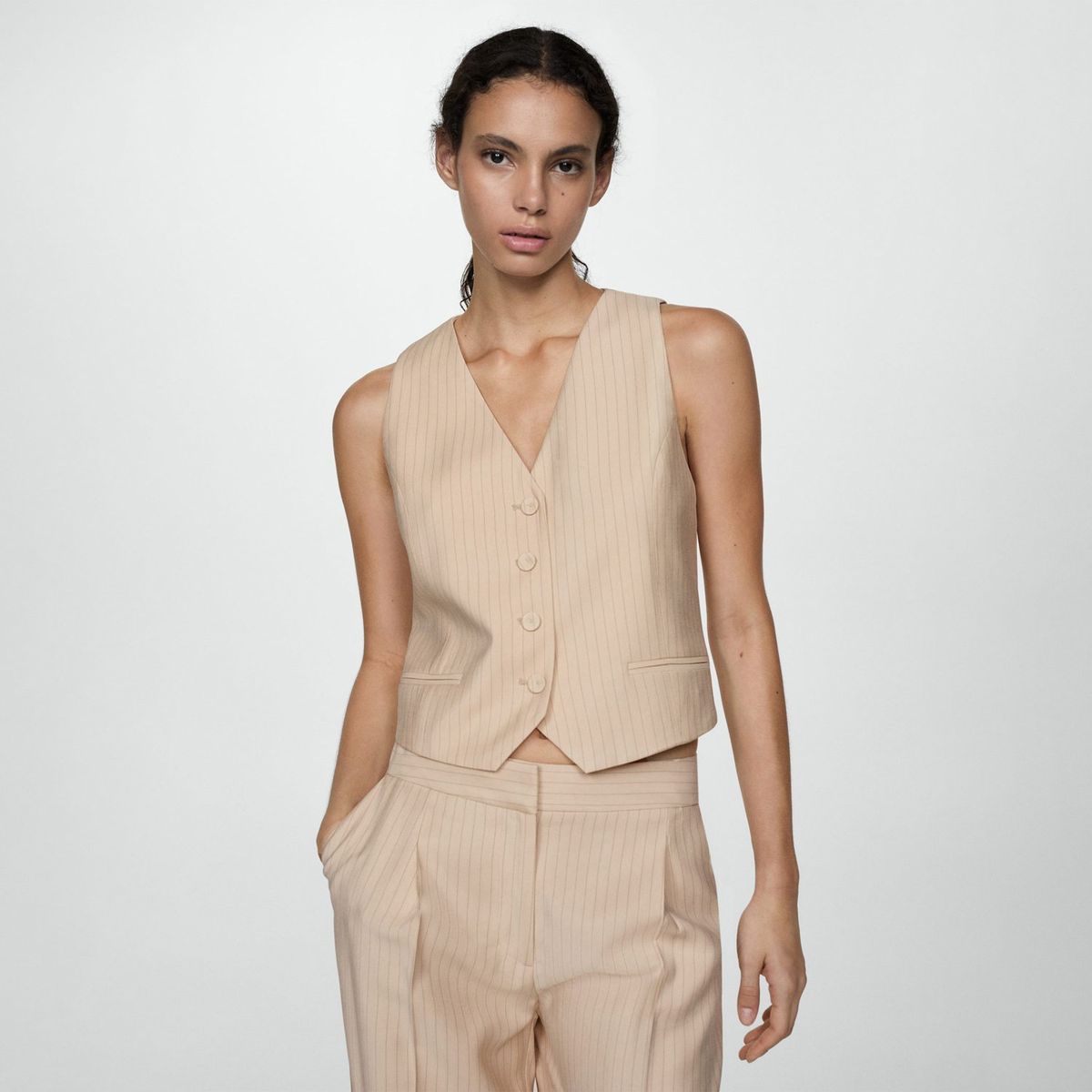 MANGO - Chaleco Mujer Mango