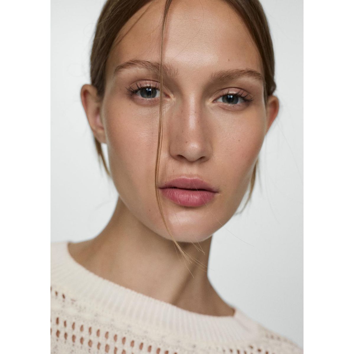 MANGO - Chompa 100% Algodón Mujer Mango