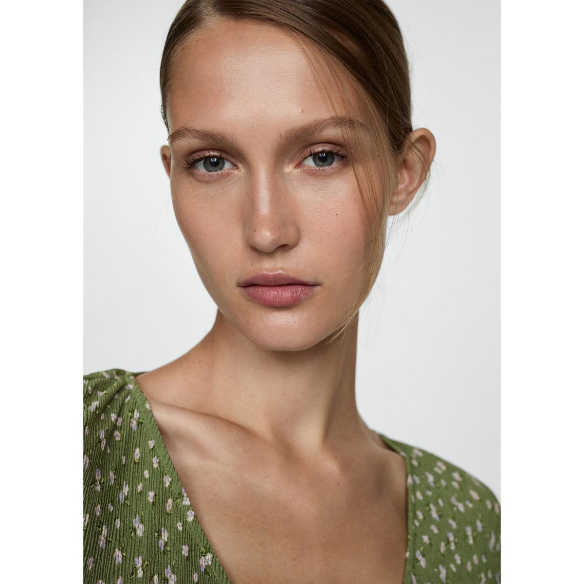 MANGO - Blusa Manga Larga Mujer Mango